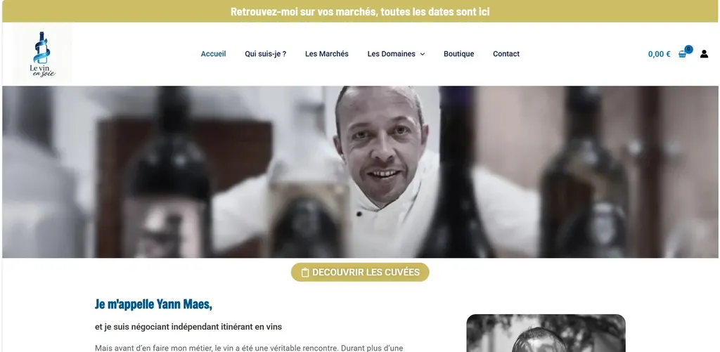 Avant — Accueil : ancien site